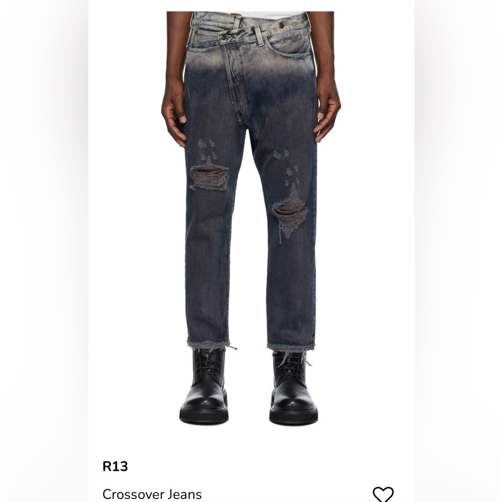 R13 Crossover Jeans